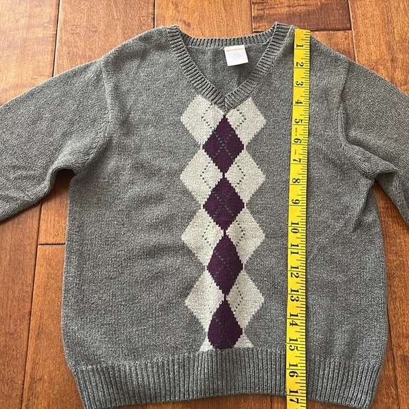 Gymboree Boys Argyle V Neck Sweater Size 3T - Picture 5 of 6